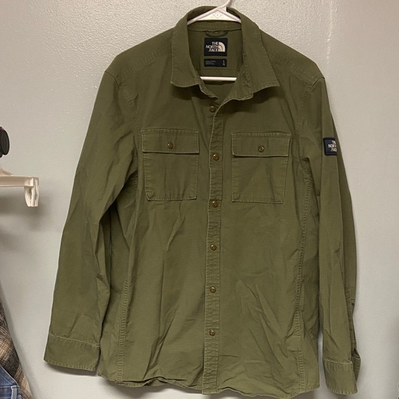 The North Face Other - The North Face Olive Green Men's Battlement Utility Shirt
